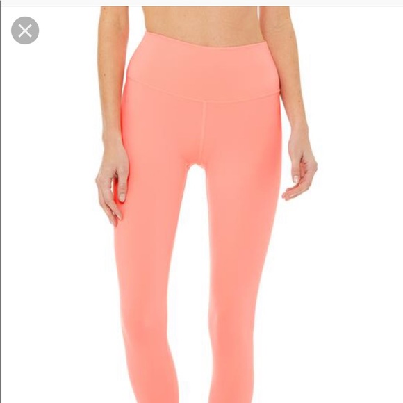 ALO Yoga Pants - Alo Yoga Ltd Edition 7/8 HW Neon Airbrush Legging